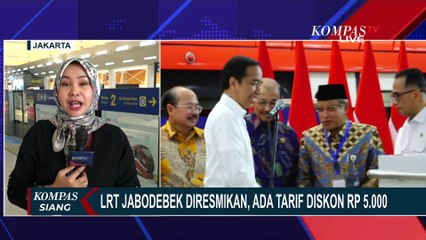 LRT Jabodebek Langsung Beroperasi Usai Diresmikan, Tarif Diskon Rp 5.000 Seluruh Rute!