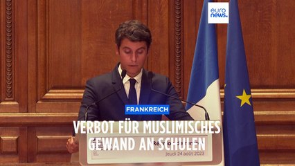 Frankreichs Bildungsminister verbietet muslimische Gewänder an Schulen