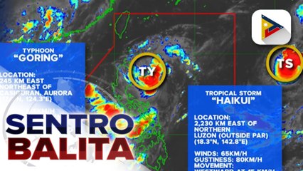 Bagyong #GoringPH, posibleng lumakas pa bago lumabas ng PAR