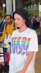 Sonal Chauhan Seen at Airport, Nailing a Casual Outfit with Elegance