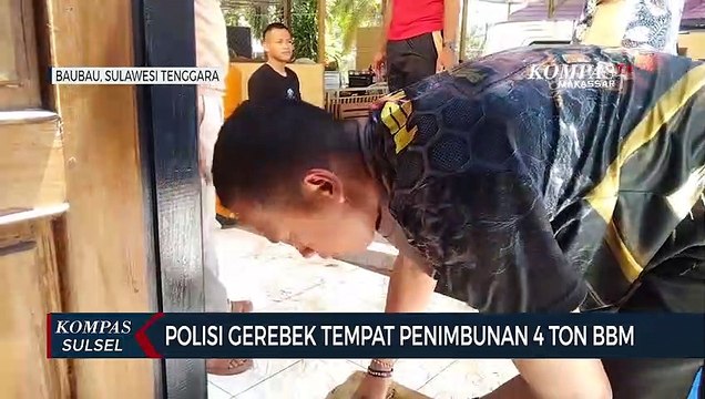 Polisi Gerebek Tempat Penimbunan 4 Ton BBM