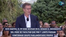 La primera exigencia de Junts a Feijóo: que el PP le permita mañana tener grupo en el Senado