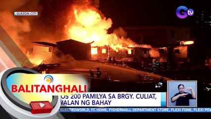 Halos 200 pamilya sa Brgy. Culiat, nawalan ng bahay | BT