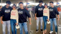 Yariyaan 2 Star Divya Khosla Kumar और Meezaan Jafri एअरपोर्ट पर आए नजर