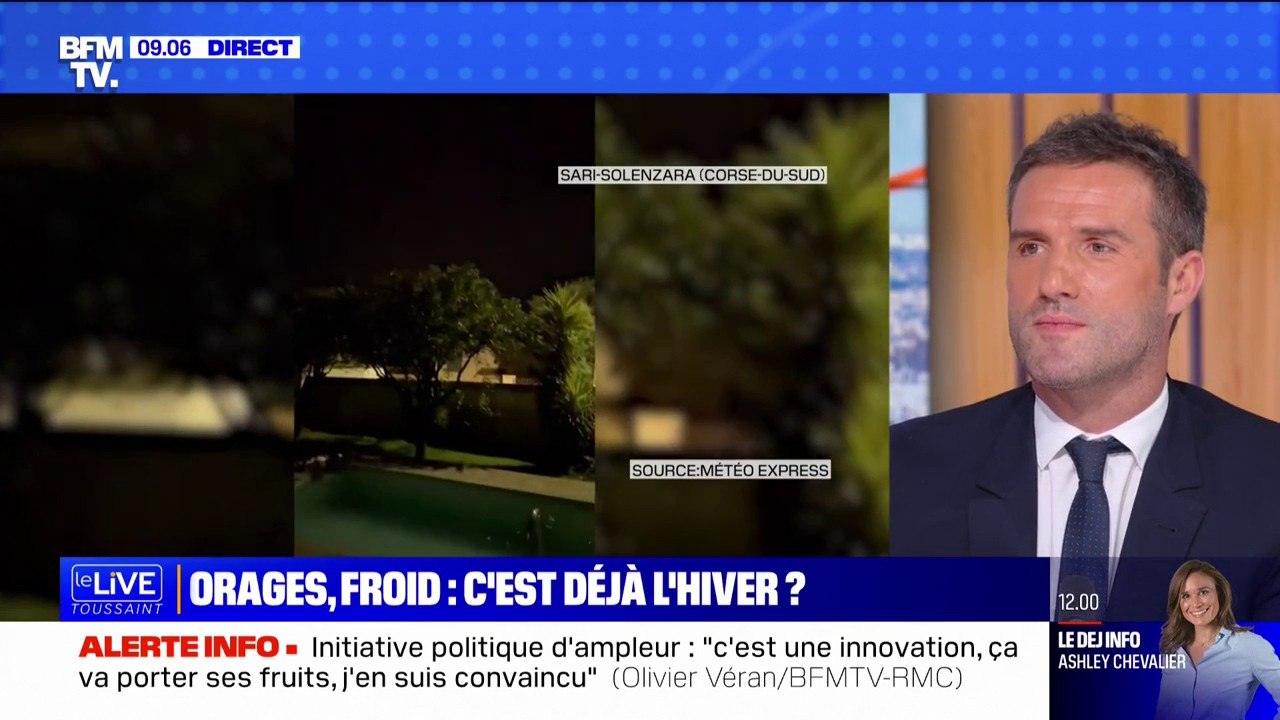 Orages: la Corse reste en vigilance orange après de violentes rafales enregistrées dans la nuit