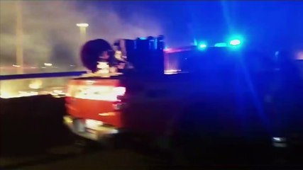 Incendio nella zona del Forum Palermo