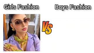 Girls VS Boys Fashion
