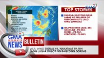 PAGASA: Wind signal #1, nakataas pa rin sa ilang lugar dulot ng bagyong Goring | GMA Integrated News Bulletin