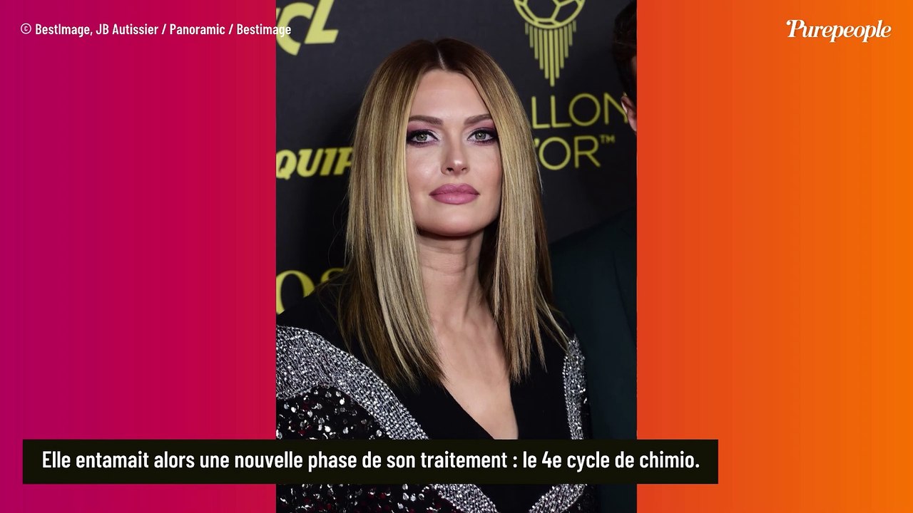 PHOTO Caroline Receveur atteinte d'un cancer : nouvelle visite à l'hôpital, elle s'immortalise en pleine séance de chimio