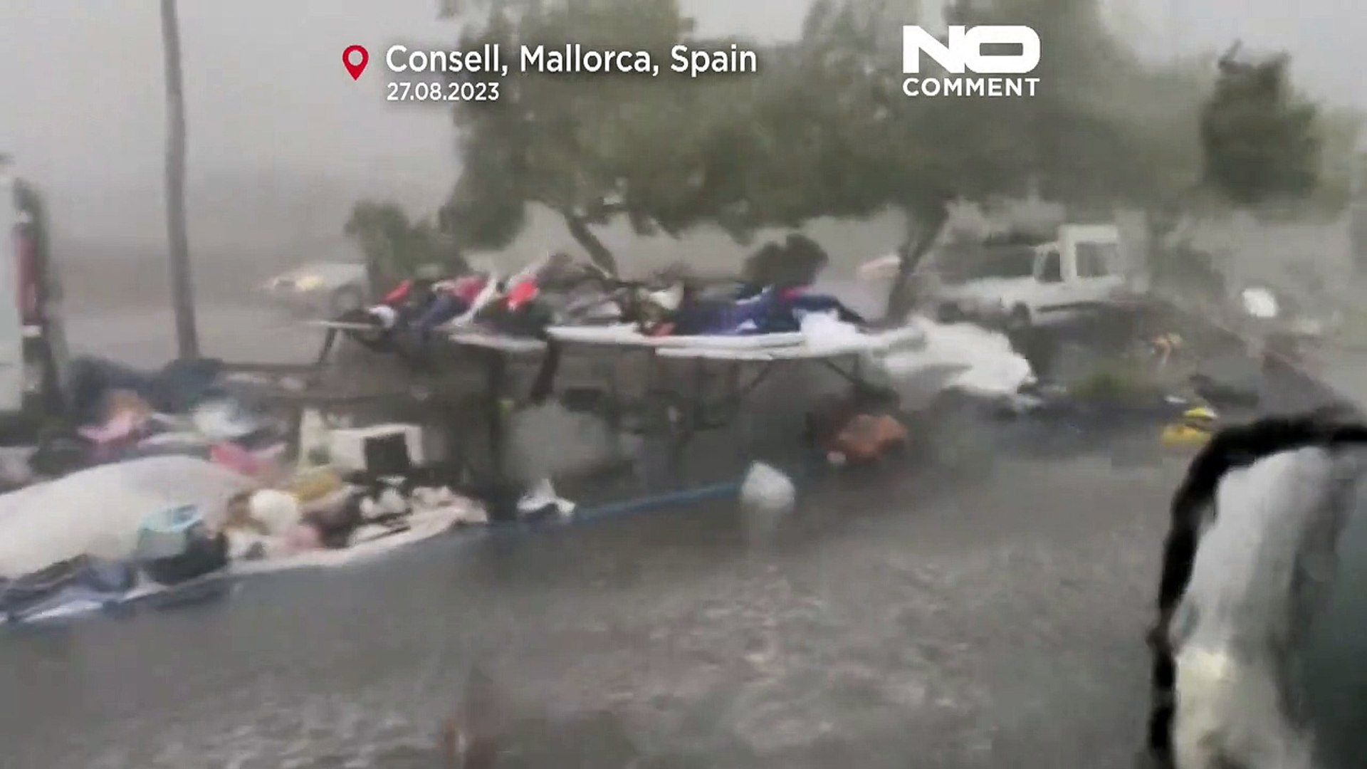⁣Мальорка: видео из эпицентра шторма