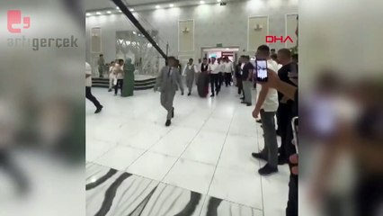 Damada tır lastiği taktılar