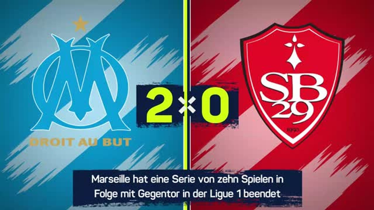 Highlights: Marseille schlägt Brest mit 2:0