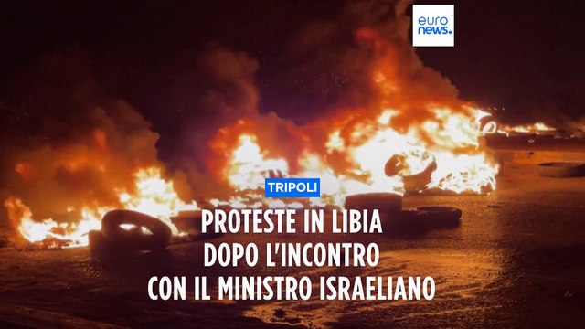 Libia, proteste dopo il vertice a Roma con il ministro degli Esteri di Israele