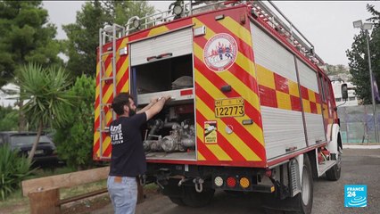 600 firefighters backed by water-dropping aircraft struggle to control wildfires in Greece