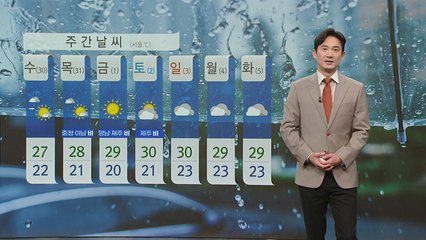[날씨] 내일 전국 곳곳 비...중서부 무더위 '주춤' / YTN