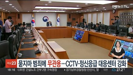묻지마 범죄에 무관용…CCTV·정신응급 대응센터 강화