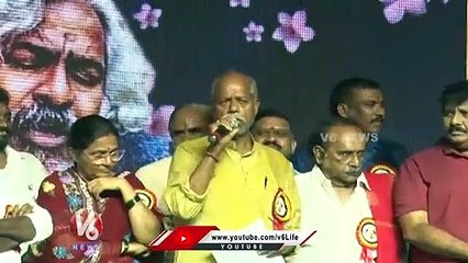 Paruchuri Gopala Krishna Speech At Gaddar Samsmarana Sabha At Chitrapuri Colony Hills  _ V6 News
