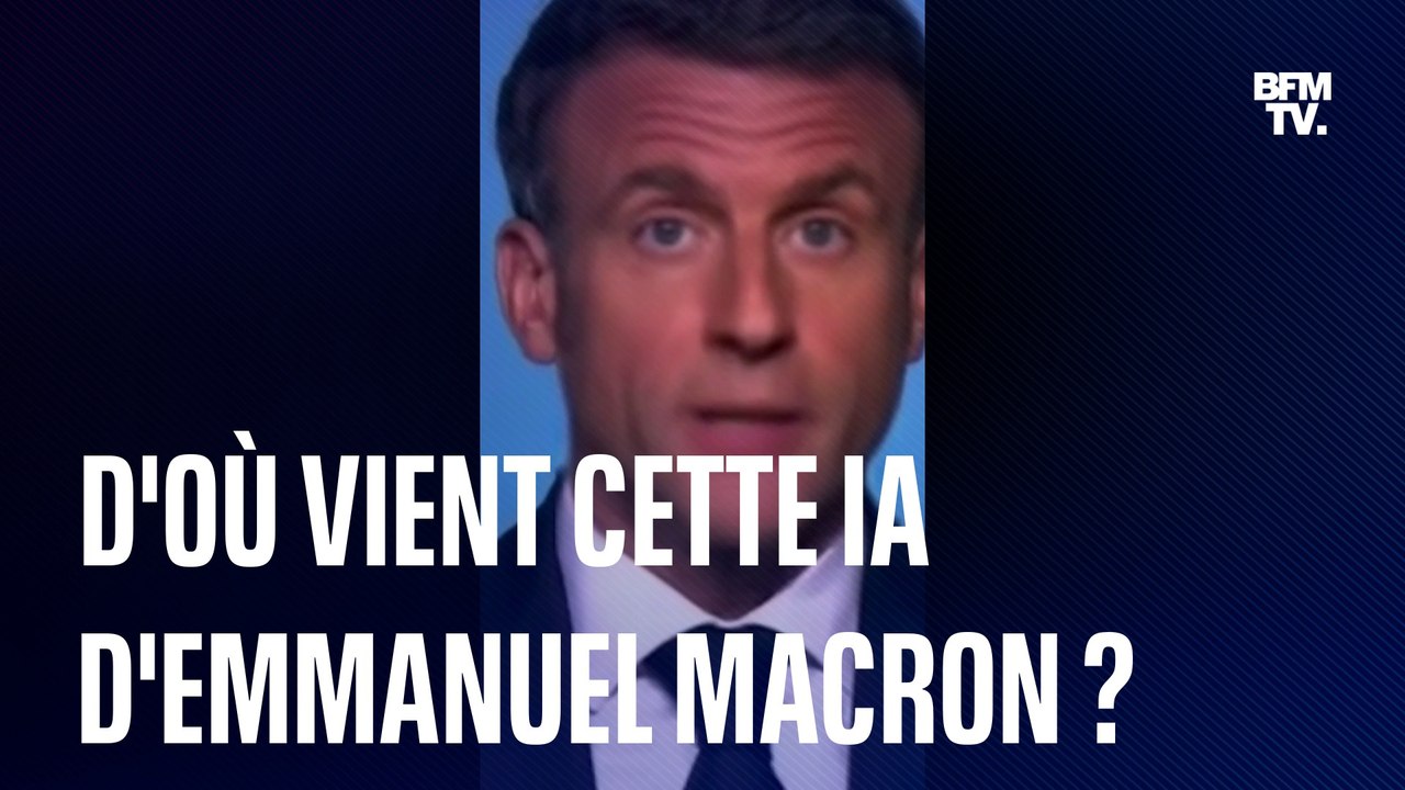 D'où vient cette intelligence artificielle, version sarcastique, d'Emmanuel Macron?