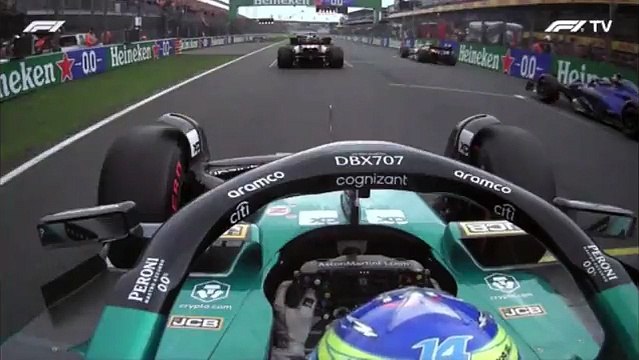 Arranque de Alonso no GP dos Países Baixos