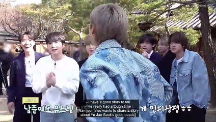 BTS CJ ENM You Quiz on the block (Behind)