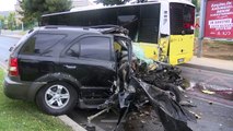 Une Jeep a percuté un bus de l'IETT à Üsküdar : 1 blessé