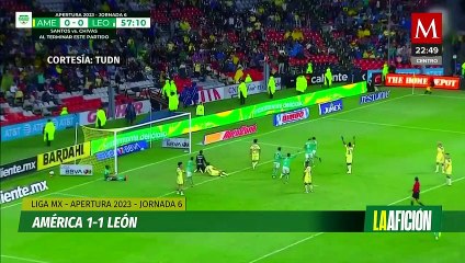 Emocionante empate entre América y León en el Estadio Azteca
