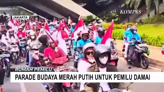 Parade Budaya Merah Putih, Konvoi dari Patung Kuda Menuju Lapangan Banteng
