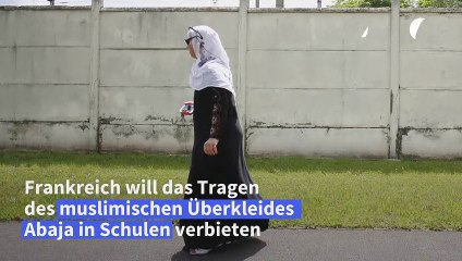 Frankreich will muslimische Überkleider in Schulen verbieten