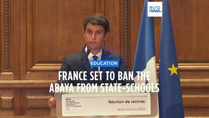 France bans abayas in schools, sparking outcry from left-wing opposition