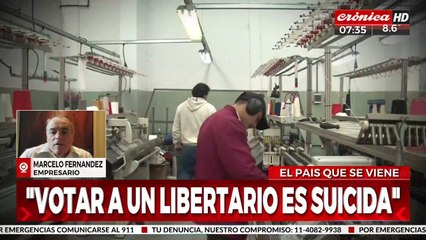 Las Pymes le responden a Milei: "Votar a un libertario es suicida"