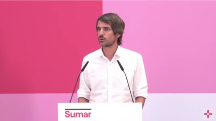 Urtasun (Sumar): "Feijóo, que va a perder, ¿por qué nos hace perder el tiempo a los españoles?"
