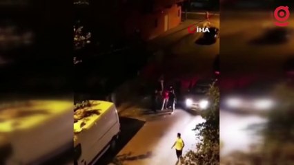 Pendik’te mahalleyi basan grup silahla ateş edip ayrıldı