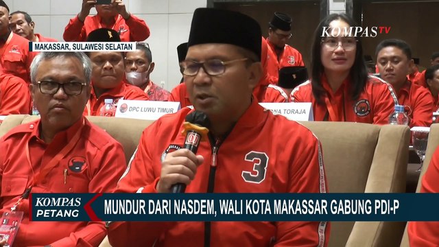 Mundur dari NasDem, Walkot Makassar Danny Pomanto Gabung PDIP