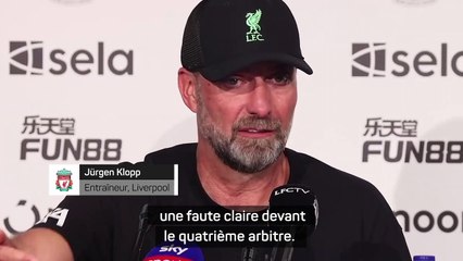 Klopp conteste le rouge de Van Dijk