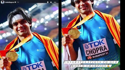 Neeraj Chopra wins Gold at World Athletics Championships, B-town reacts