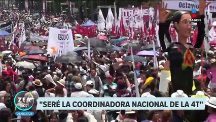 Sheinbaum afirma que serpá la ganadora del proceso interno de Morena