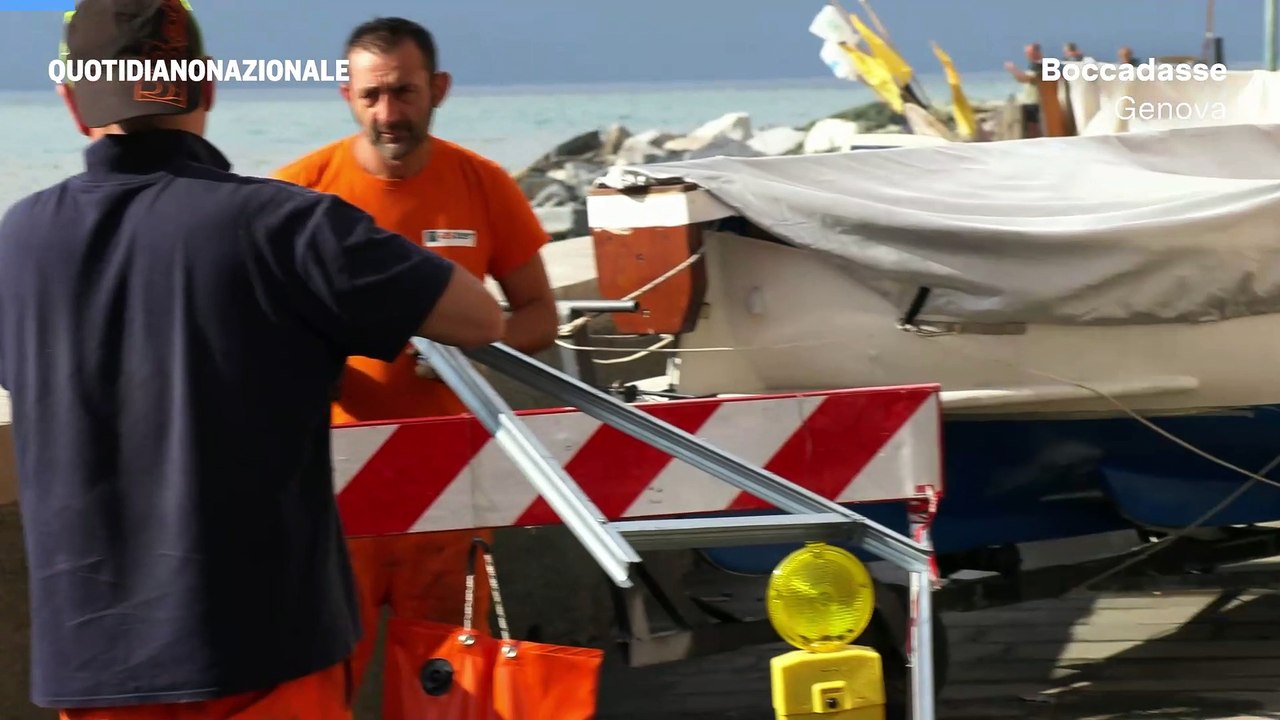 Genova, danni a Boccadasse