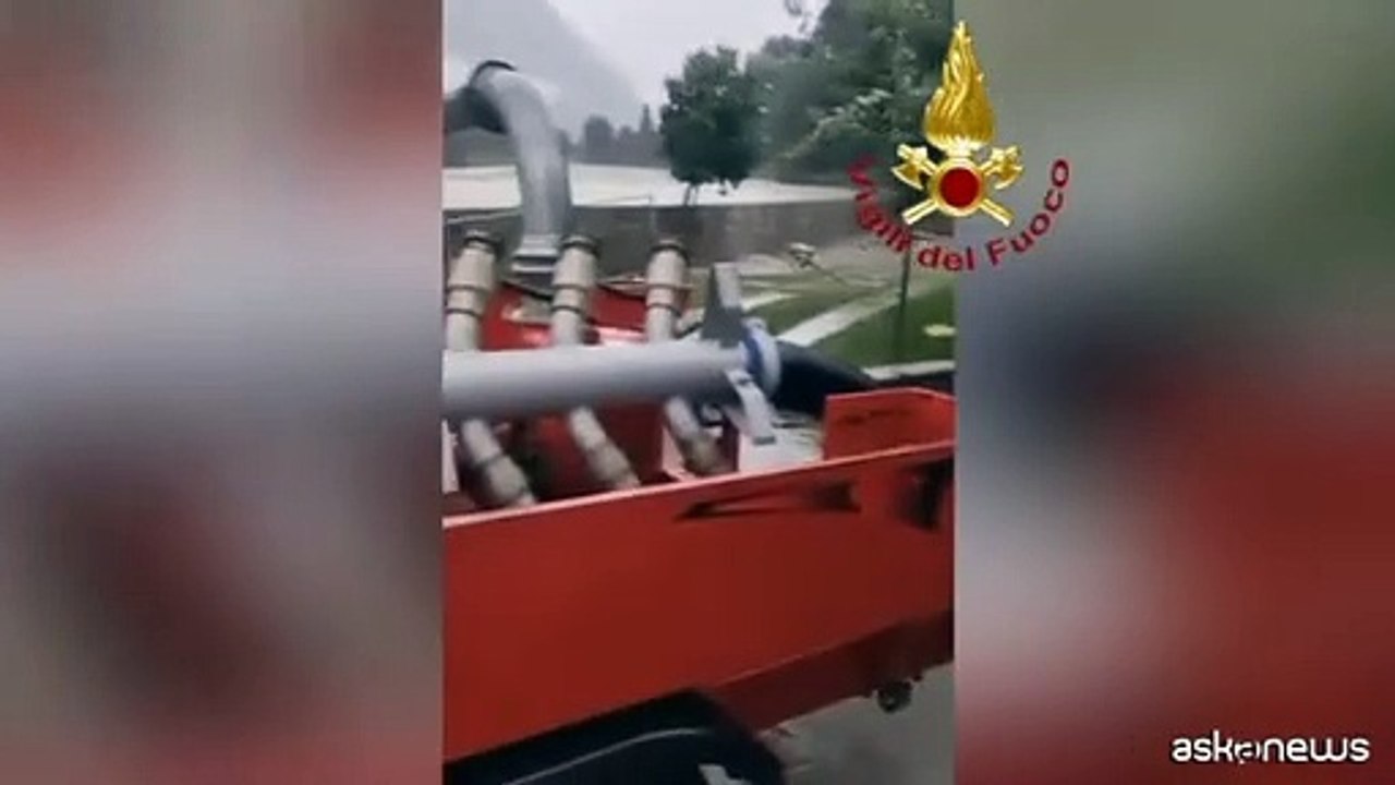 Maltempo, esonda torrente in Valtellina: evacuate abitazioni