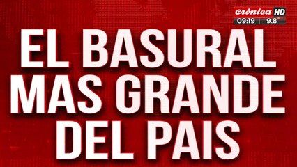 Vecinos reclaman el cierre del basural más grande de Argentina
