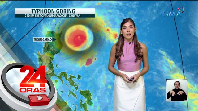 Posibleng lumabas sa PAR ang Bagyong Goring sa Huwebes pero kasabay nito ang posibleng pagpasok ng bagong bagyo na tatawaging Bagyong Hanna — PAGASA | 24 Oras