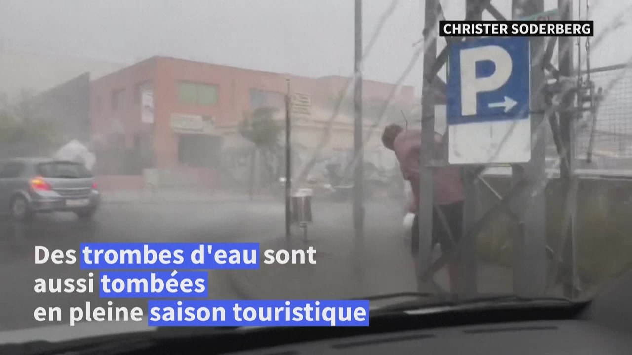 Espagne : une forte tempête frappe l'île de Majorque et les Baléares