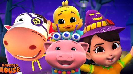 Old Macjoe Had A Haunted Farm - More Halloween Videos For Kids