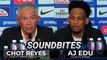 Chot Reyes and AJ Edu after their losing effort against Dominican Republic | Soundbites