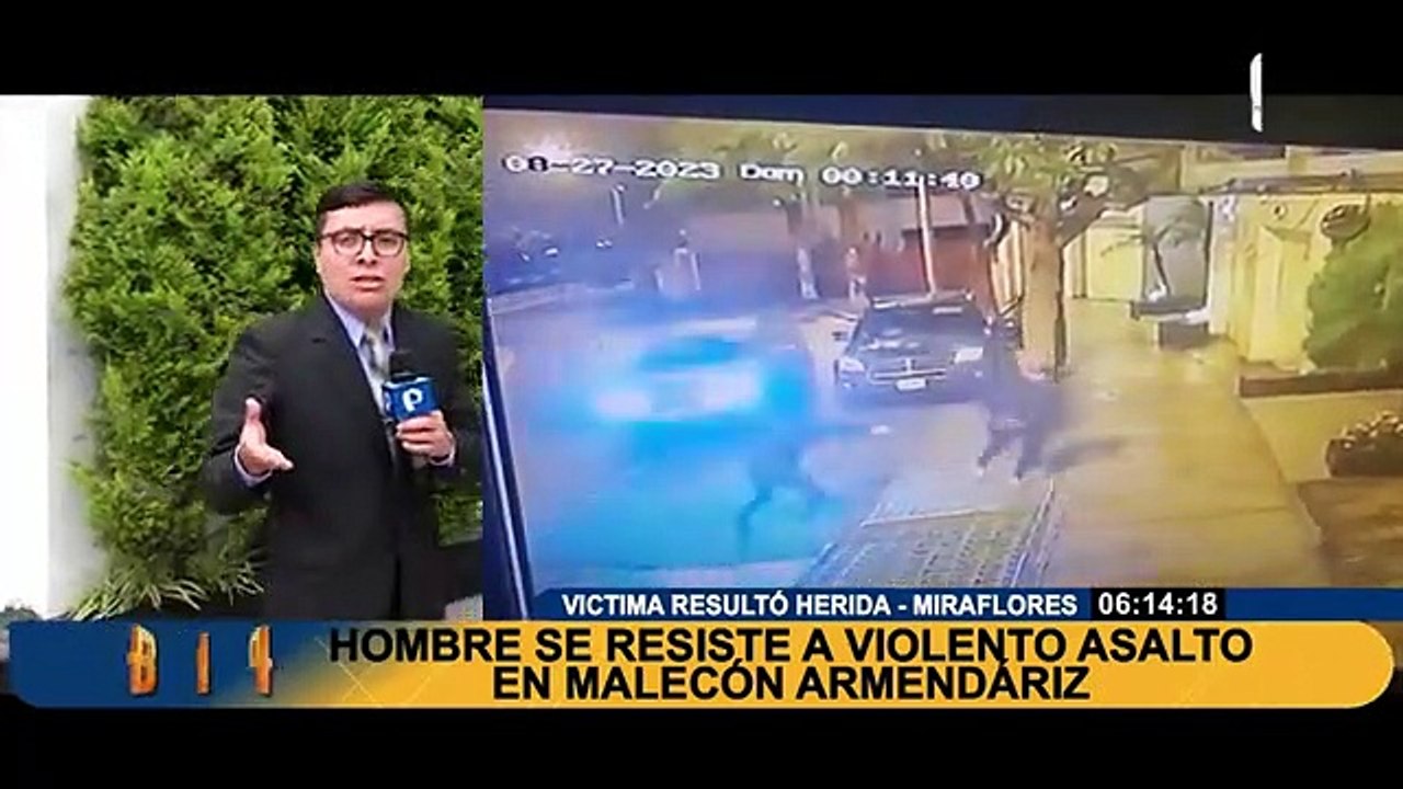 Miraflores: hombre se enfrentó contra cuatro delincuentes armados tras resistirse a asalto