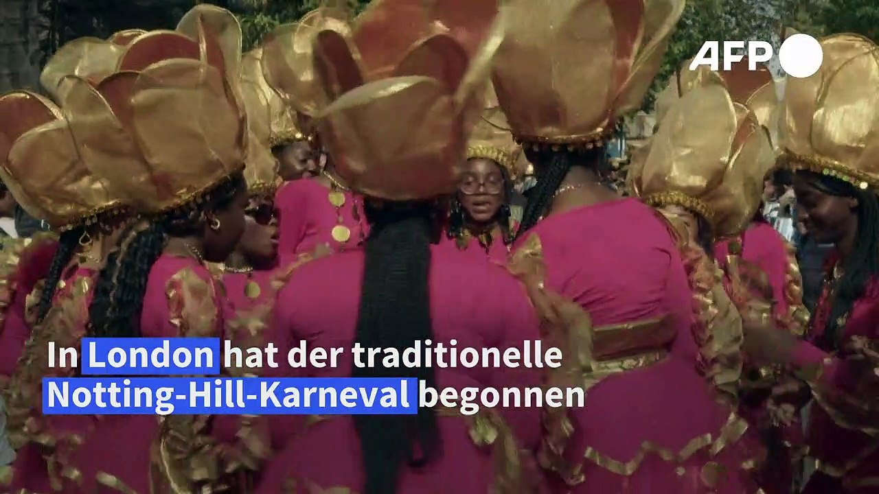 London: Notting Hill Feiert seinen Karneval