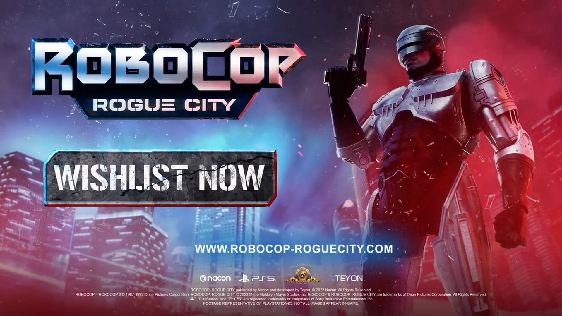 RoboCop Rogue City Gameplay Trailer PS - video Dailymotion