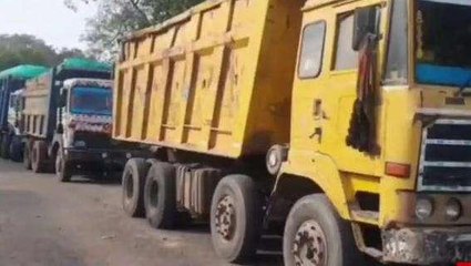 मंडला: खनिज विभाग की बड़ी कार्यवाही, जप्त किए वाहन