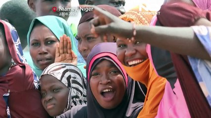WATCH: Nigeriens in Niamey demand the departure of French troops