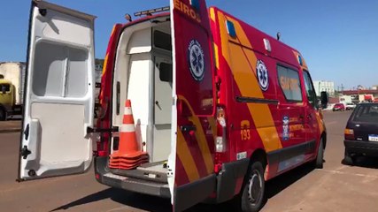 Trabalhador quebra o braço ao cair de aproximadamente 4 metros de altura
