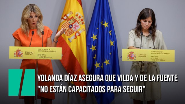 Yolanda Díaz, sobre que la Fiscalía abra diligencias por el beso no consentido de Rubiales: Respeto el trabajo que haga la Fiscalía
